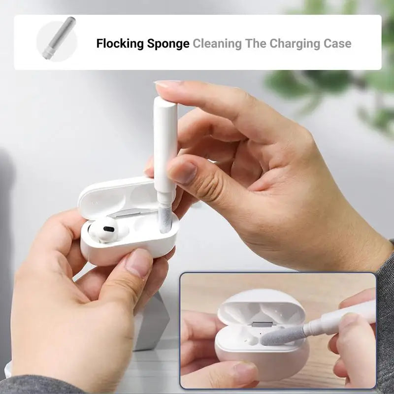 Multifunctional headphone cleaning kit