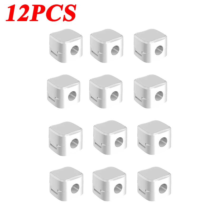 Magnetic cable organizer clip