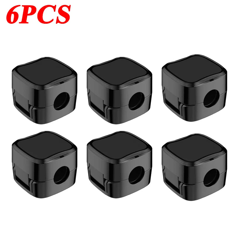 Magnetic cable organizer clip
