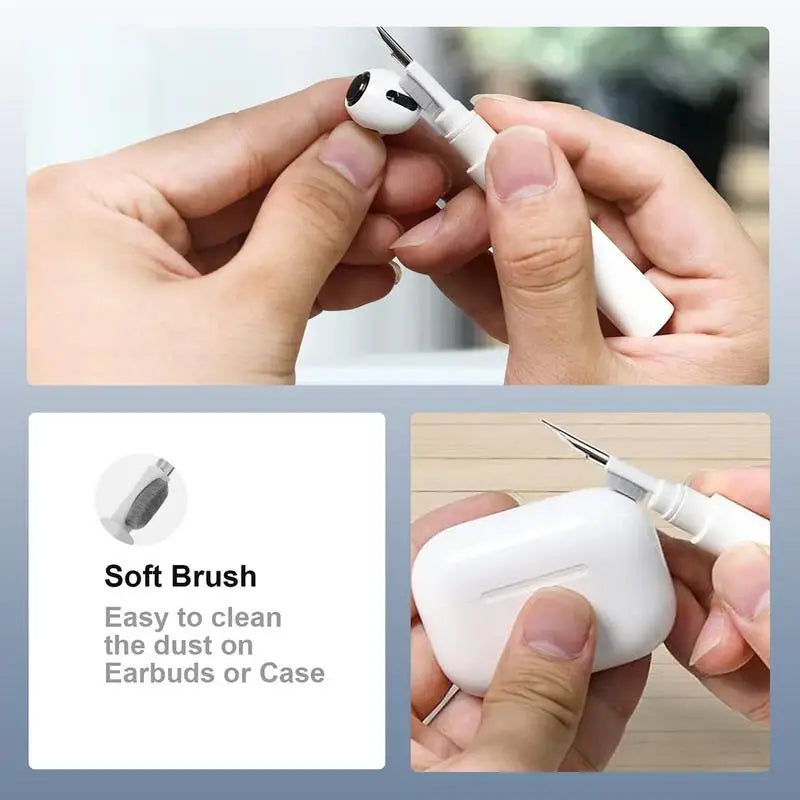 Multifunctional headphone cleaning kit