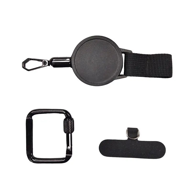 Anti-theft retractable cell phone lanyard