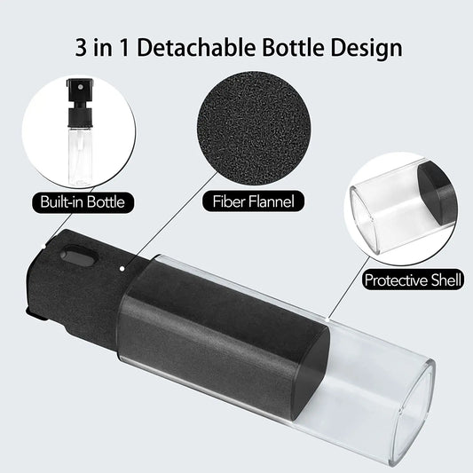 2-in-1 Cell Phone Screen Cleaner Spray