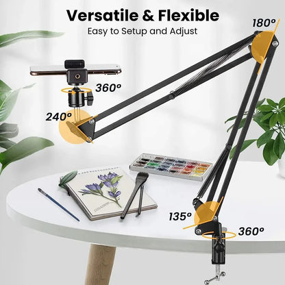 Flexible Arm Tripod Phone Holder