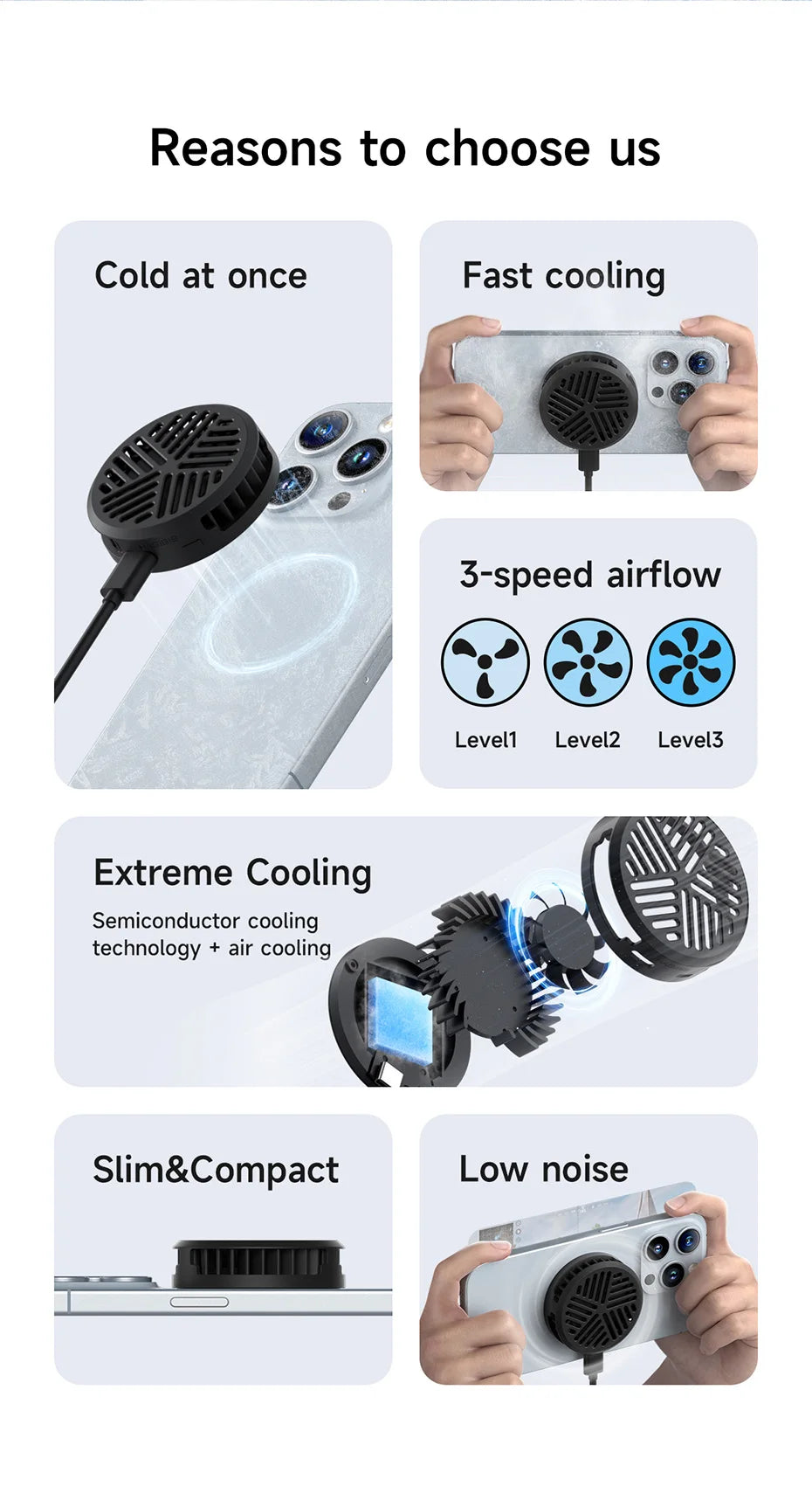 MINI Magnetic Cell Phone Cooler (HAGiBIS)